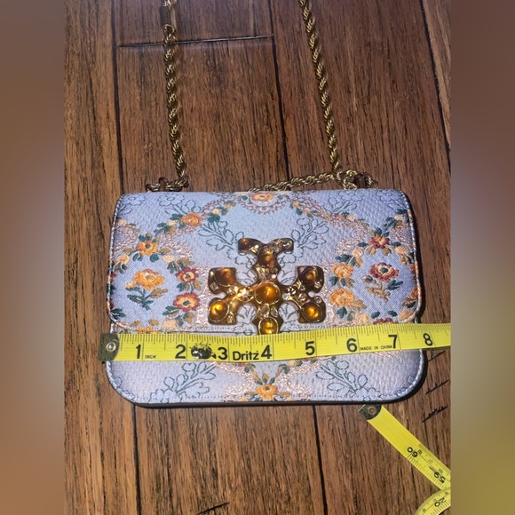 ✨Tory Burch Eleanor brocade suede embellished shoulder bag crossbody - Picture 8 of 17